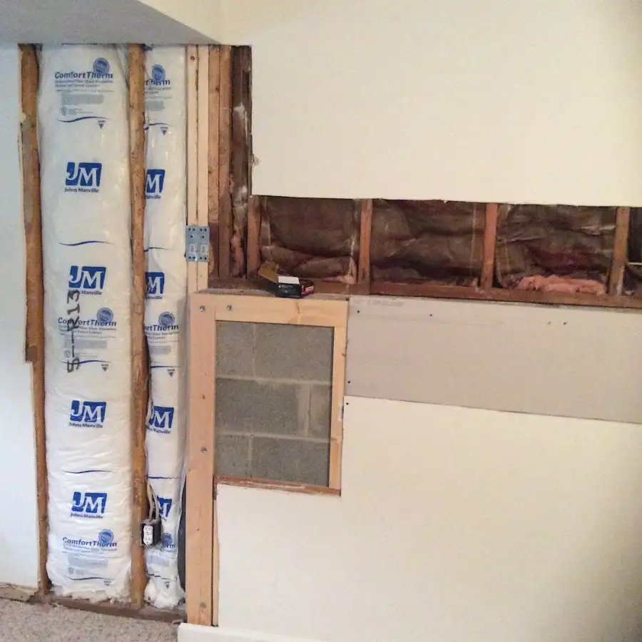 Wall insulation replacement during Structural Drying in Farmville